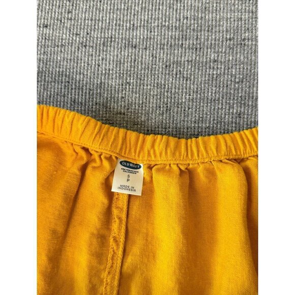 Old Navy Women's Off The Shoulder Yellow Dress Size S - Picture 8 of 9